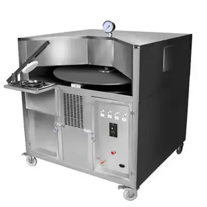 High quality Gas heated pita naan roti bread oven with temperature control pita bread rotary oven Sesame cake oven