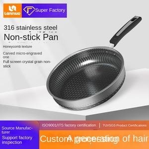 กระทะ Maifanite สแตนเลส316กระทะหนักที่ใช้ในครัวเรือนใหม่ที่มีดีไซน์รังผึ้งสำหรับห้องครัว - Product Image 5