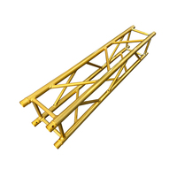 Structure en aluminium personnalisée 200*200mm pour festival de musique et événements DJ, avec poteaux de fixation dorés