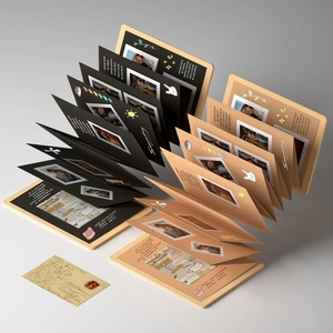 Album photo noir accordéon DIY pliable mécanique 3D, livre <span class=keywords><strong>de</strong></span> 34 pages personnalisable, cadeau commémoratif pour couple, remise <span class=keywords><strong>de</strong></span> diplôme, hommes et femmes - Product Image 2