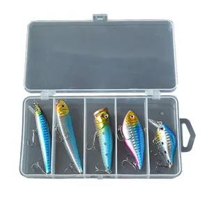 Hot Sale Popper Minnow Pencil VIB Crank Hard Plastic Bass Fishing Lure Kits