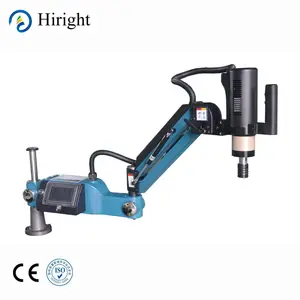 hot portable automatic magnetic turret punch pipe rubber drilling and tapping nuts machine metal head autoreverse