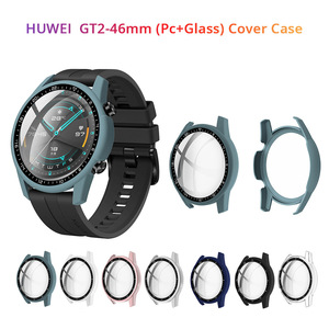 Funda de vidrio templado para <span class=keywords><strong>Huawei</strong></span> Watch GT2, Protector de pantalla de 46mm, funda de protección completa para Pc - Product Image 2