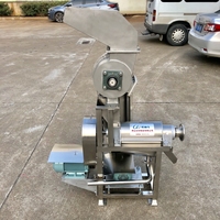 Spiraalvormige commerciële fruitsapmachine motorlager roestvrij staal 2,2 kW 500 kg/uur capaciteit Hede merk