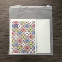 Sacs à fermeture éclair givrés personnalisés avec logo noir - Pochettes étanches refermables pour produits de beauté