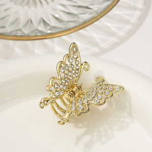 Toptan avrupa ve amerikan tarzı yeni güzel Peals altın Metal alaşım saç pençe kızlar için - Product Image 5