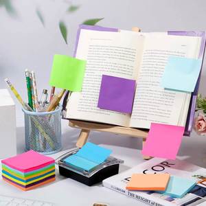 Pegatinas Fluorescentes de 8 Colores con 82 Páginas para Notas Adhesivas Cuadradas de Colores - Product Image 2