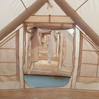 Tente gonflable de haute qualité, imperméable, avec pompe à air, tente de camping, tente de plein air