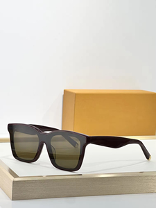 Lunettes de soleil unisexes UV400 Lunettes de soleil de luxe originales Lunettes de soleil carrées à grand cadre Lunettes de soleil en acétate - Product Image 3