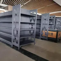 Abay-étagère de supermarché en métal robuste, présentoir américain, étiquette pour supermarché, à usage léger, 2020