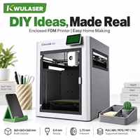Imprimante 3D FDM fermée haute vitesse avec nivellement automatique, 265x265x260mm, caméra de détection de fin de filament, WiFi, machine d'impression 3D