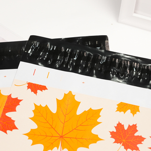 <span class=keywords><strong>2025</strong></span> Hot Bán Maple Leaf phong cách biểu tượng tùy chỉnh đầy màu sắc Poly Túi vận chuyển túi với Tear Tape cho bao bì - Product Image 2