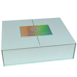 Vẻ Đẹp Tùy Chỉnh Cá Nhân Nhãn Handmade Bao Bì Cứng Hai Bên Flap Nắp Đôi Mở Hộp Quà Tặng - Product Image 1