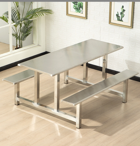 Juego de <span class=keywords><strong>mesa</strong></span> de <span class=keywords><strong>comedor</strong></span> contemporánea con sillas de acero inoxidable <span class=keywords><strong>extensible</strong></span> Ideal <span class=keywords><strong>para</strong></span> 4 6 8 <span class=keywords><strong>personas</strong></span> - Product Image 2