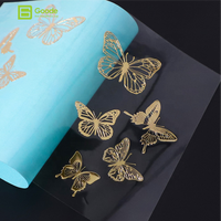 Étiquettes en feuille métallique réfléchissante Goode, personnalisation de marque, accessoires vestimentaires haut de gamme, finition chrome durable, autocollants en nickel, vente en gros