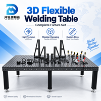 Meisida Nouvelle Station de Soudage Modulaire Flexible 3D Haute Précision, Plateforme de Fixation en Acier Q355 Nitruré au Plasma, Taille Personnalisée pour Soudage