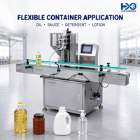 Machine de remplissage automatique verticale à pompe à engrenages facile à utiliser en acier inoxydable pour huiles lubrifiantes, boissons, miel et condiments
