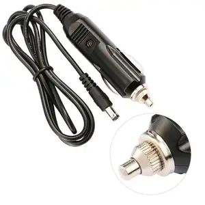 Enchufe de encendedor de cigarrillos para coche, adaptador de enchufe de 12v, alimentados por batería, Cable de alimentación de CC eléctrica, cargador de cigarros para coche