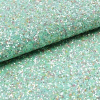Tissu en cuir PU synthétique à paillettes dorées métalliques de 1,2 mm pour meubles, bagages, chaussures, sacs et artisanat