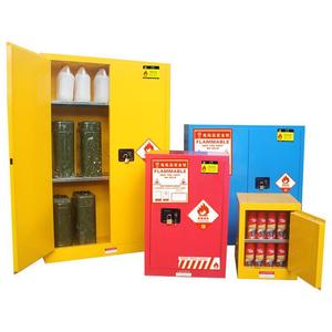 Armario de Seguridad Química para Natación, 2 Niveles, Almacenamiento de Materiales Inflamables con Cerradura para Uso en Laboratorio y Oficina - Product Image 1