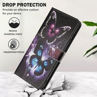 Étui de protection pour téléphone en cuir PU imprimé de luxe avec porte-cartes pour Tecno Spark 50 Camon 50 Pro Spark Go3