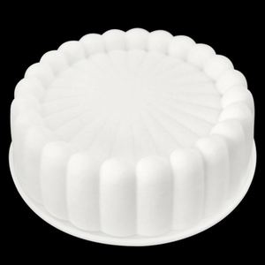 Custom Logo Round Dot Shape Single Silicone Baking Base <b>Pan</b> <b>Cake</b> Tool Mold Environmental Friendly Silk Screen Printed OEM ODM - Product Image 3