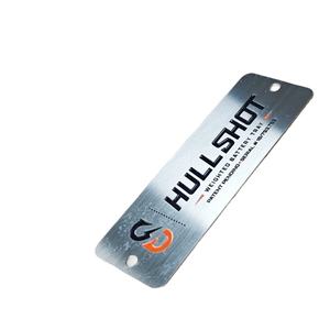 Custom SUS <strong>Nameplate</strong> Metal ID Label Brushed Surface Stainless Steel Name Plate <strong>Maker</strong> - Product Image 4