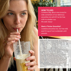 Mélange <span class=keywords><strong>de</strong></span> smoothie substitut <span class=keywords><strong>de</strong></span> repas riche en protéines, saveur fraise banane crème, poudre pour la perte <span class=keywords><strong>de</strong></span> poids, 20g <span class=keywords><strong>de</strong></span> protéines, poudre <span class=keywords><strong>de</strong></span> milkshake - Product Image 5