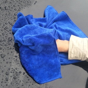 Serviette de lavage de voiture en microfibre 40x60cm, épaisse, brossée, absorbante, pour le nettoyage des véhicules - Product Image 1