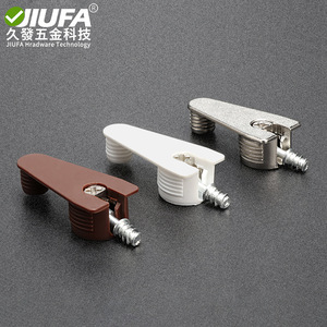 Support de panneau 3-en-1 JiuFa pour armoire, connecteur de meuble en alliage de zinc 12 mm, style moderne et simple - Product Image 2