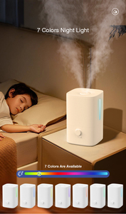 RUNAL 하이브리드 핫 스팀 쿨 미스트 따뜻한 수분 초음파 가습기 (아기 방 용 손잡이 포함) - Product Image 5