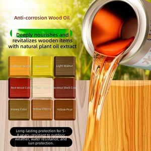 Wood Oil Outdoor Water-Based Transparent Waterproof Wood Paint/Coating for Wood Surface Protection - Product Image 4