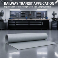 Passerelle de train EMU en tissu Hypalon T5 enduit, durable, résistant aux intempéries et aux déchirures, tailles personnalisables