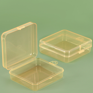 SUNSHING Portable Baby Teether Storage Box Clear Infant Teething Holder Small Plastic Container Wholesale Infant Teether Case - Product Image 1