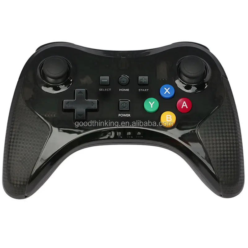 Manette de jeu sans fil pour joystick Bluetooth Gamepad Bouton coloré Accessoires de jeu pour Nintendo Wii U