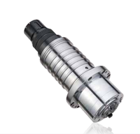 Moteur de broche à entraînement par courroie BT40 à refroidissement automatique, compatible CNC, 10000 tr/min, avec roulement et cylindre ATC, à prix abordable