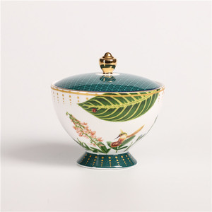 La <span class=keywords><strong>tazza</strong></span> di <span class=keywords><strong>tè</strong></span> del caffè della decalcomania floreale di lusso moderna di nozze mette l'insieme di <span class=keywords><strong>tè</strong></span> del caffè della porcellana dell'osso per i regali - Product Image 2