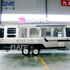 Nhà sản xuất của Trailer thực phẩm tròn, xe tải thực phẩm di động, thương mại nước ngoài Hamburger cà phê gian hàng xe tải thiết bị nhà hàng bánh Pizza - Product Image 5