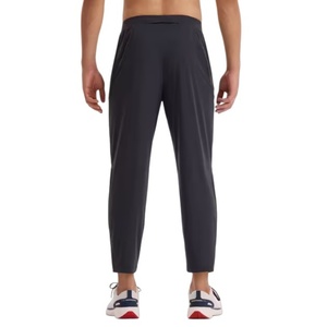 OEM Service Plus Size Casual Mid Waist Flat Front <b>Autumn</b> 100% Nylon Worsted <b>Fabric</b> Men's Sweatpants - Product Image 3