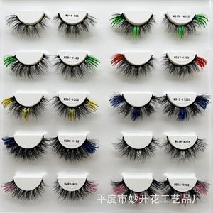 Pestañas de visón en forma de U con purpurina de colores para extensión de pestañas, herramienta de belleza, Pingdu City, China - Product Image 5