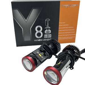 Đèn pha <span class=keywords><strong>LED</strong></span> Y8 H4, phụ kiện ô tô khác, thấu kính mắt cá, hệ thống chiếu sáng ô tô 80W - Product Image 6