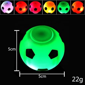 2024 GUDA Meilleures ventes Gyro lumineux LED de 5 cm en forme de petit ballon de football, Jouets de doigt anti-stress pour la décompression, Vente en gros - Product Image 3