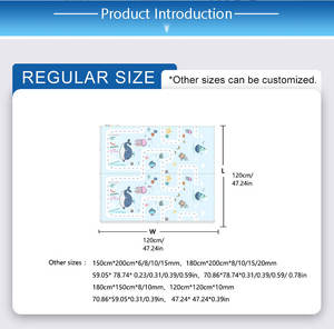 <span class=keywords><strong>Alfombra</strong></span> de Espuma XPE Gruesa y Suave Personalizada, <span class=keywords><strong>Alfombra</strong></span> de <span class=keywords><strong>Juegos</strong></span> Moderna para Bebés, <span class=keywords><strong>Alfombra</strong></span> de Espuma <span class=keywords><strong>Plegable</strong></span> para Gatear y Jugar - Product Image 2