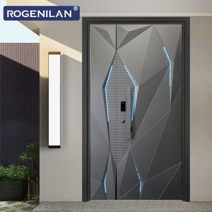 ROGENILAN Porte Blindate Principali in Alluminio Stile Americano, Porte d'Ingresso Antieffrazione per Villa - Product Image 2