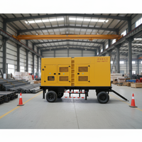 Générateur diesel silencieux sur remorque COMLER 50-200KW avec ATS et prix raisonnable pour les situations de sécheresse et d'inondation