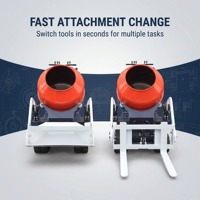 Mini-dumper sur chenilles haute performance 1622 mm T500 avec mélangeur auto-chargeur et moteur Briggs & Stratton pour projets de déchargement en hauteur