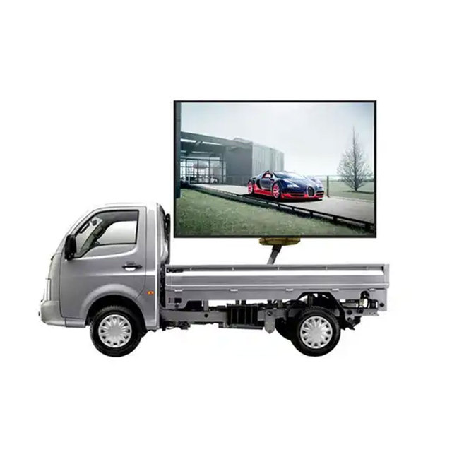 Brand New 3 Sides Outdoor Screen P6 P5 P4 Rolling Mobile Advertising Led Stage Publicity Display Media Truck Van