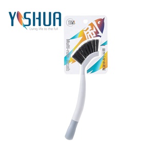 YISHUA di alta qualità piccola spazzola per pulire la malta comoda spazzola lunga per la pulizia del <span class=keywords><strong>bagno</strong></span> - Product Image 3