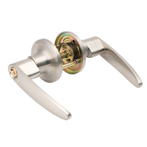 <span class=keywords><strong>TOMU</strong></span> Serrure de poignée de porte intérieure personnalisée Argent Noir Chrome Or Alliage de zinc Anti-vol Entrée Intimité Passage Poignée de porte - Product Image 1