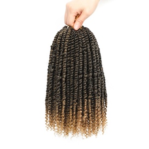 Parrucche Africane per Vendite Transfrontaliere: Passion Twist, Parrucche in Seta con Estremità Ricci, Moda Anti-Età, Realizzate a Macchina - Product Image 1